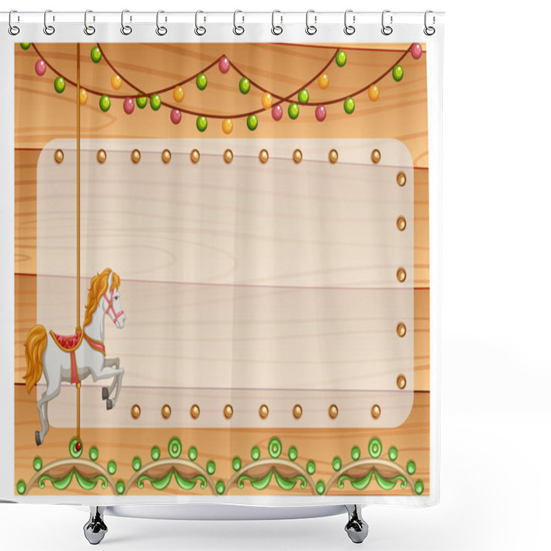 Personality  Horse Shower Curtains