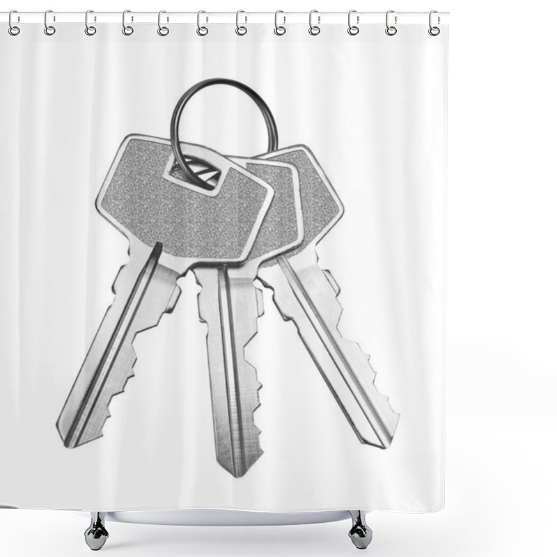 Personality  Keys Isolated Shower Curtains