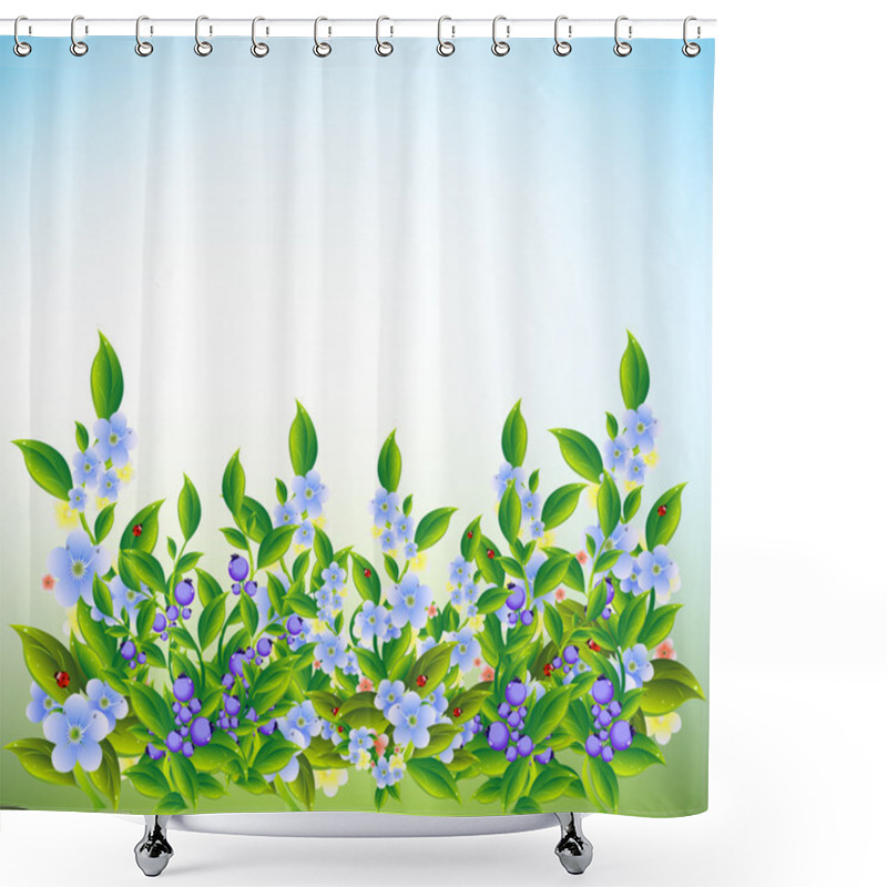 Personality  Summer Meadow Shower Curtains