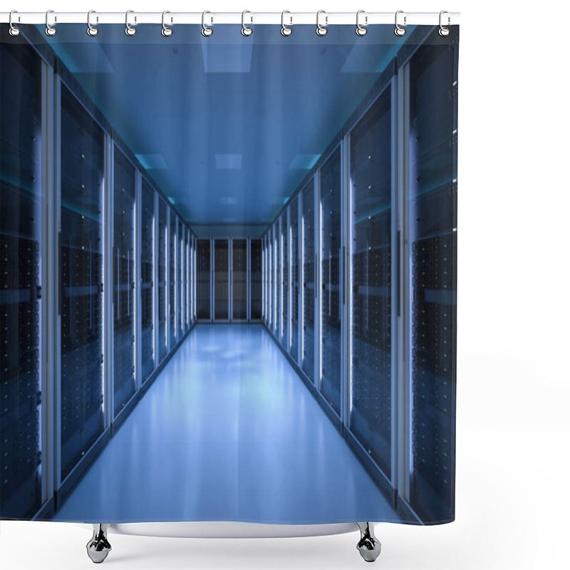 Personality  Server Room Or Server Computers Shower Curtains