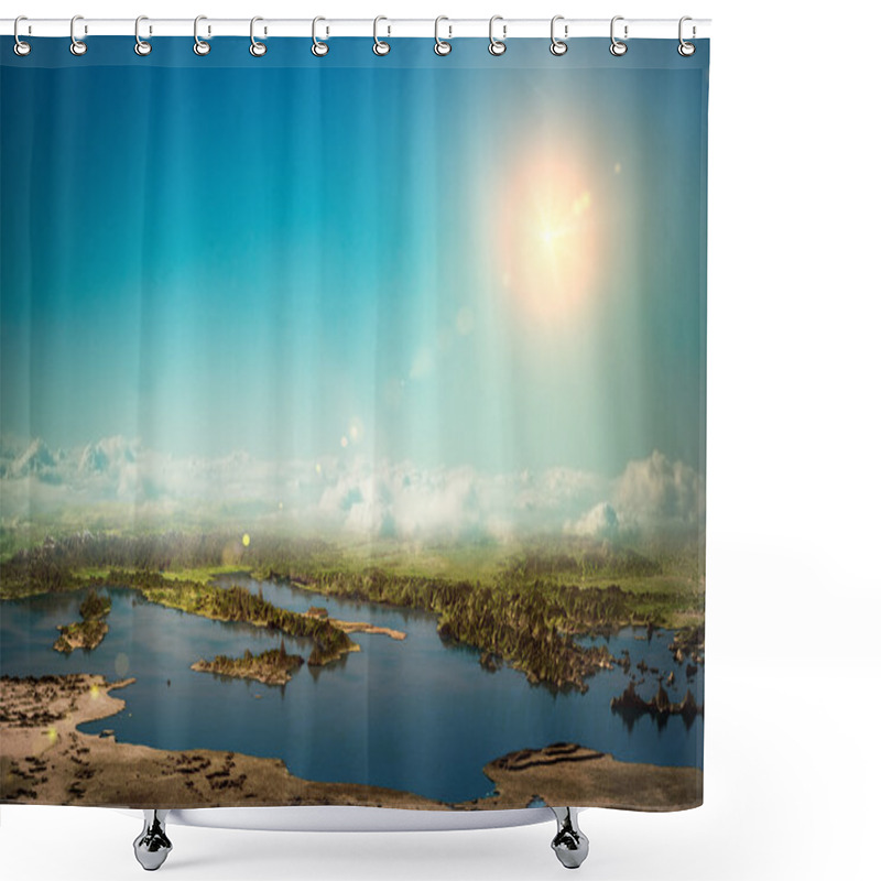 Personality  Europe Mediterranean Shower Curtains