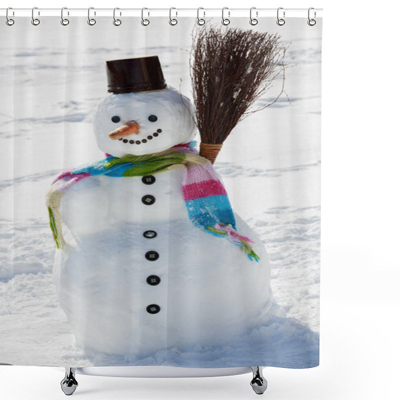 Personality  Winter, Snow, Snowman - Winter Joy Shower Curtains