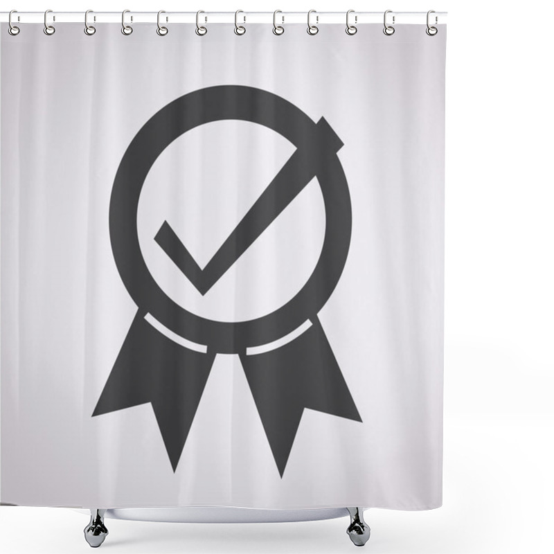 Personality  Certified Seal Icon Shower Curtains