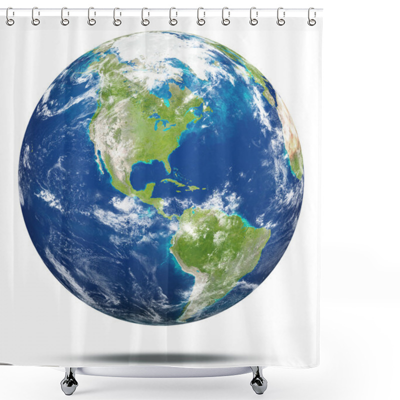 Personality  Earth Shower Curtains