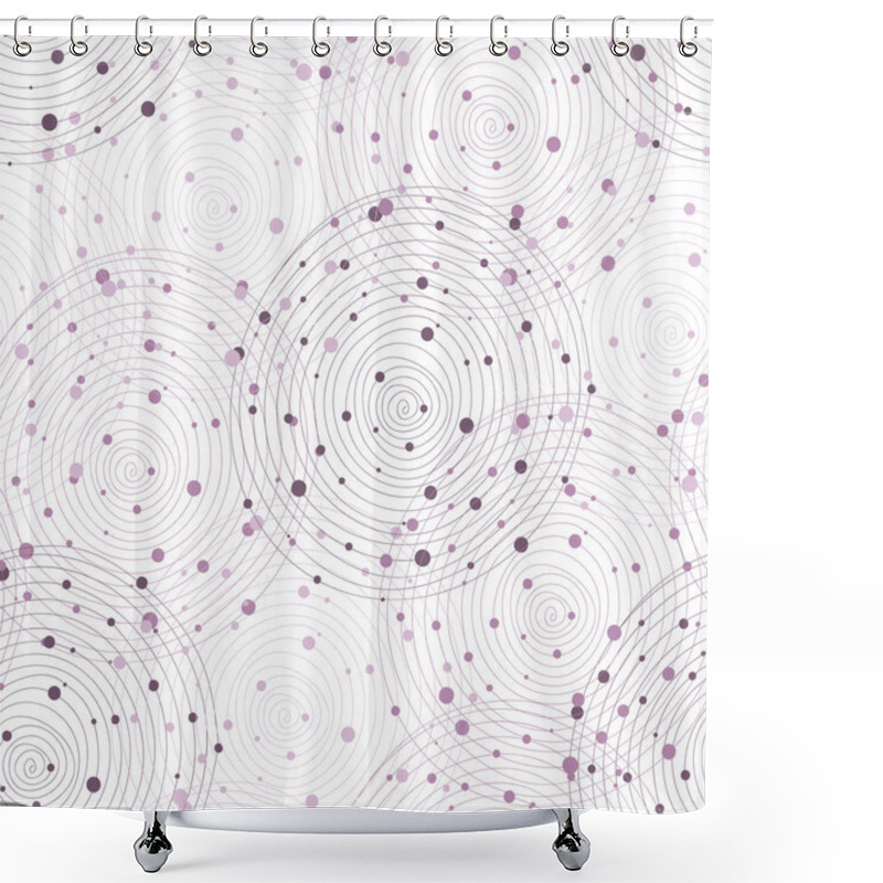 Personality  Abstract Swirls  Background. Vector Illustration. Shower Curtains