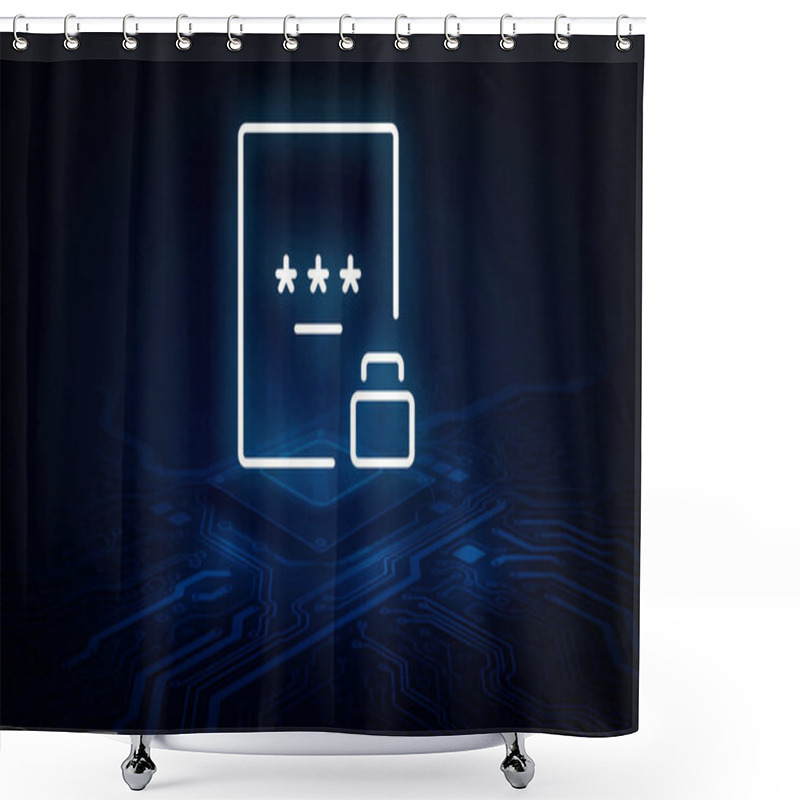 Personality  Future Of Cybersecurity Why 2FA Matters Shower Curtains