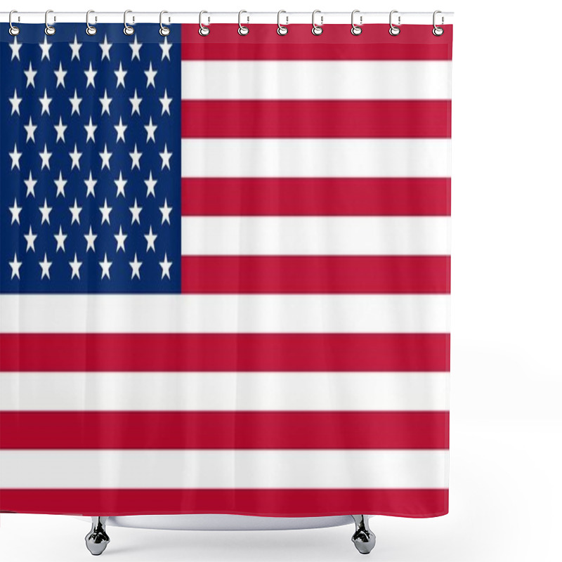 Personality  Flag Of The USA (United States Of America) Shower Curtains