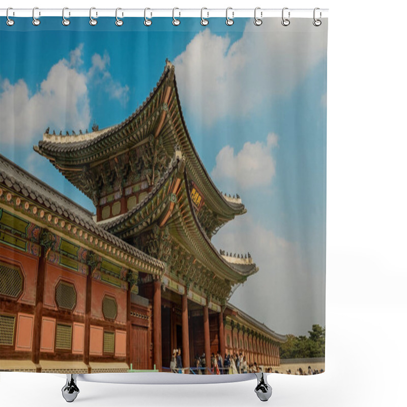 Personality  Entrance Gate At Gyeongbokgung Palace Seoul South Korea Shower Curtains