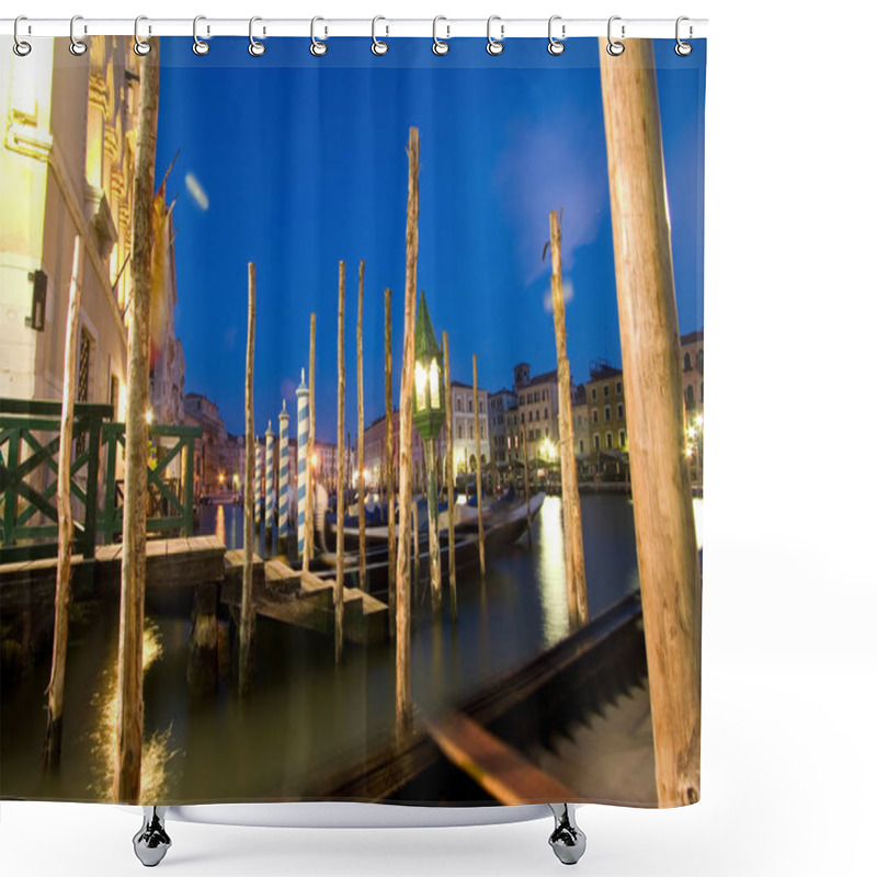 Personality  Venice At Dusk Shower Curtains