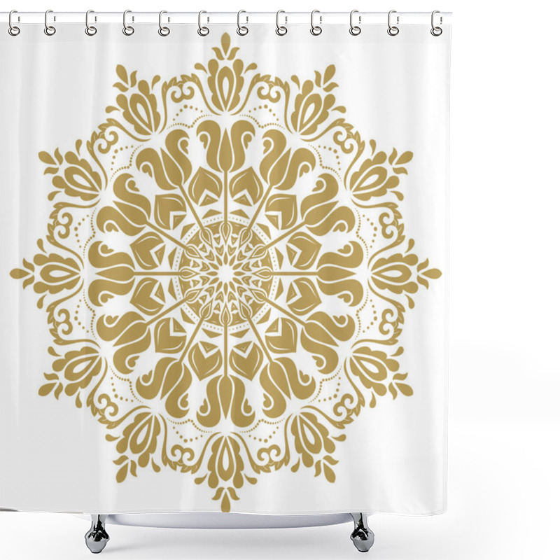 Personality  Oriental Abstract Vector Pattern Shower Curtains