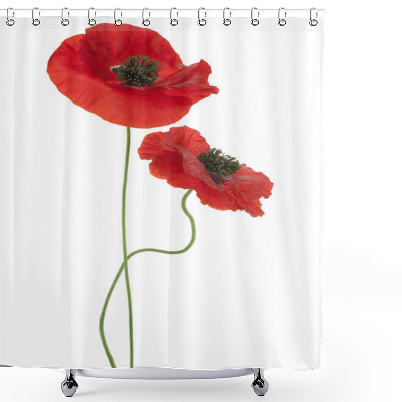 Personality  Poppy Shower Curtains