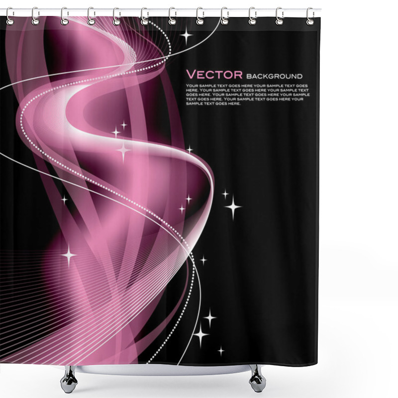 Personality  Abstract Background. Vector Illustration. Shower Curtains