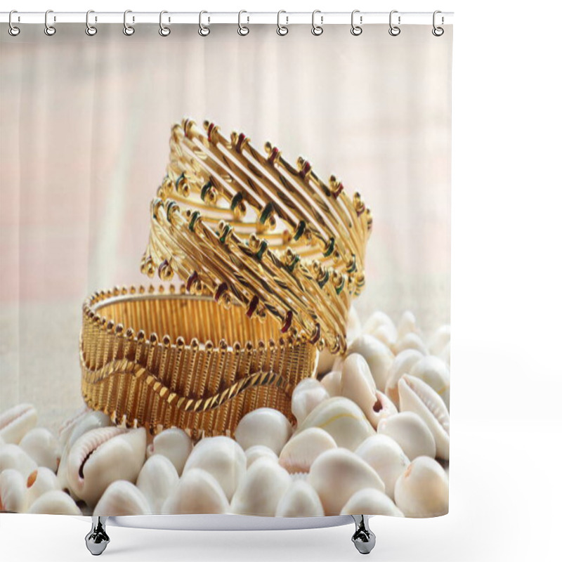 Personality  Seashell Jewels: Nature's Masterpiece Shower Curtains