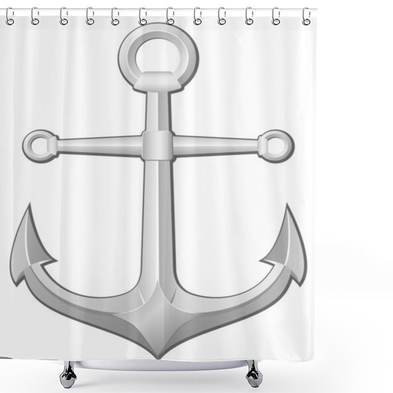 Personality  Anchor Shower Curtains