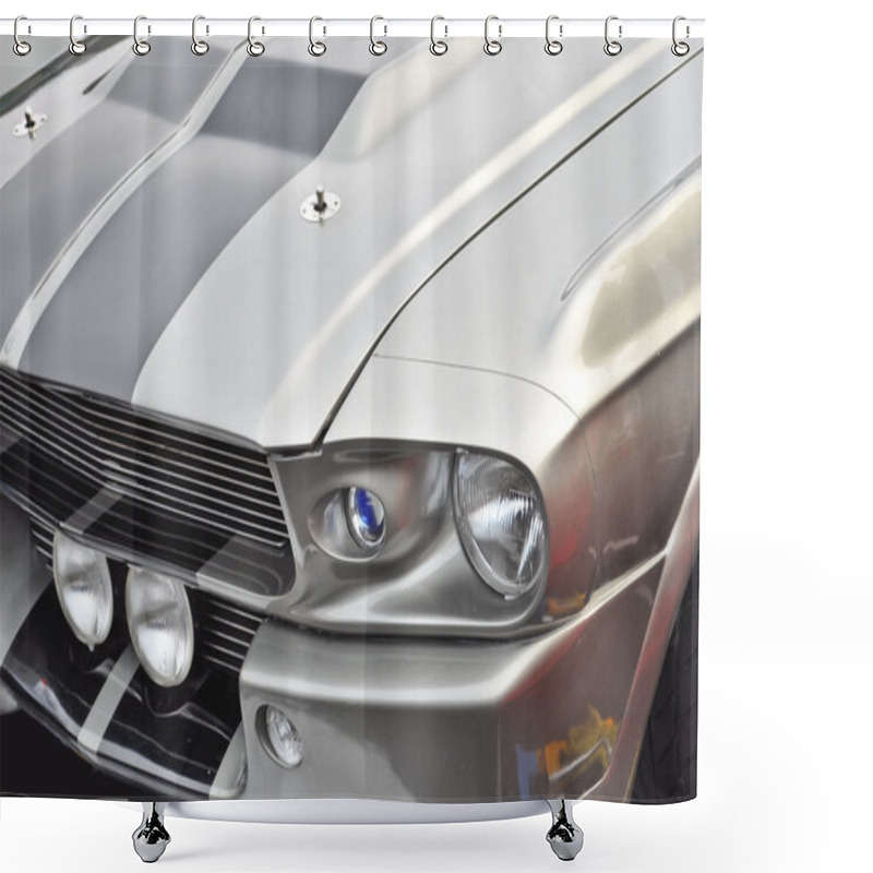 Personality  Part Of Sport Car Shower Curtains