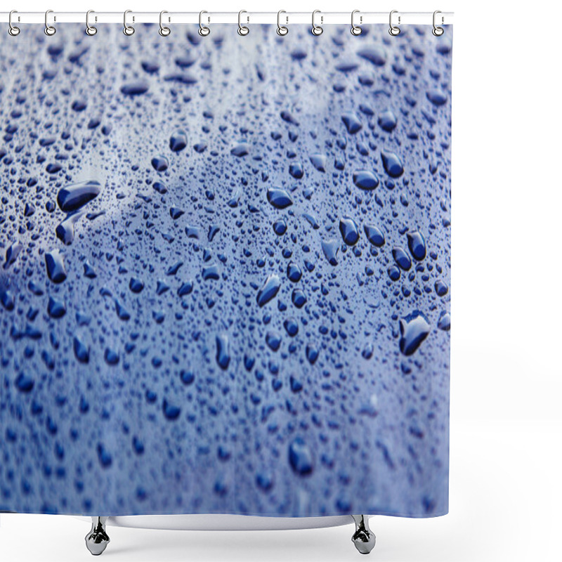 Personality  Water Droplets On Car Shower Curtains