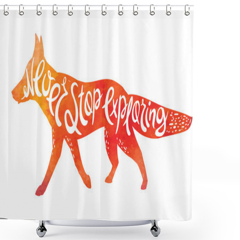 Personality  Never Stop Exploring. Shower Curtains