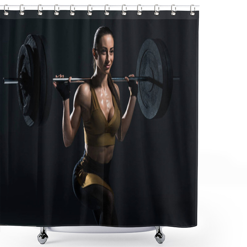 Personality  Sexy Bodybuilder Shower Curtains