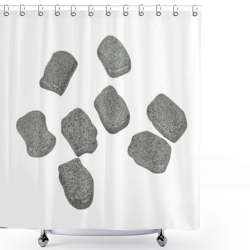 Personality  Rune Stones With Space For Your Symbols Shower Curtains