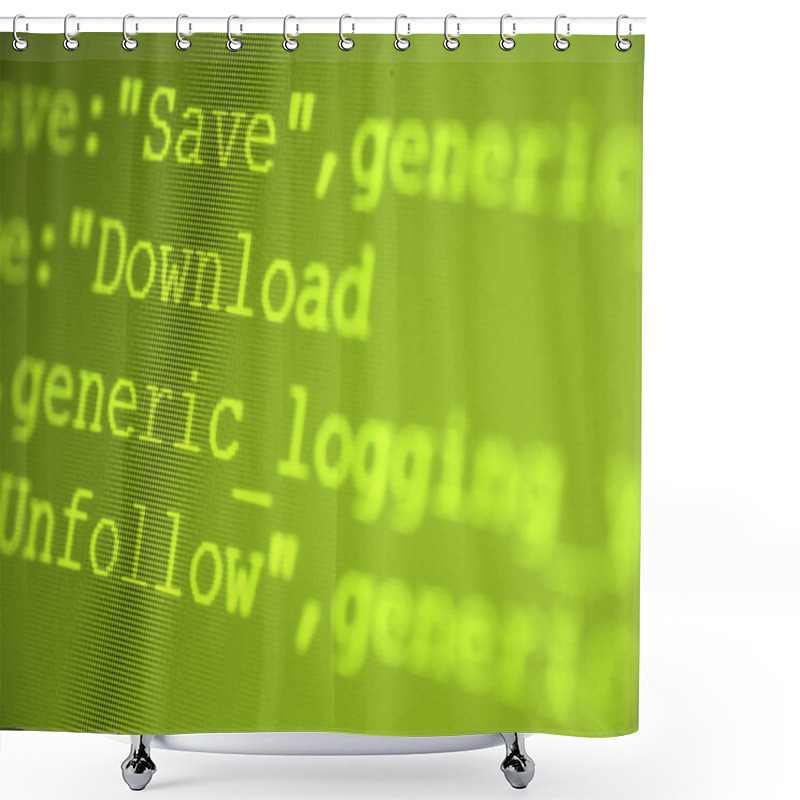 Personality  HTML Codes Shower Curtains