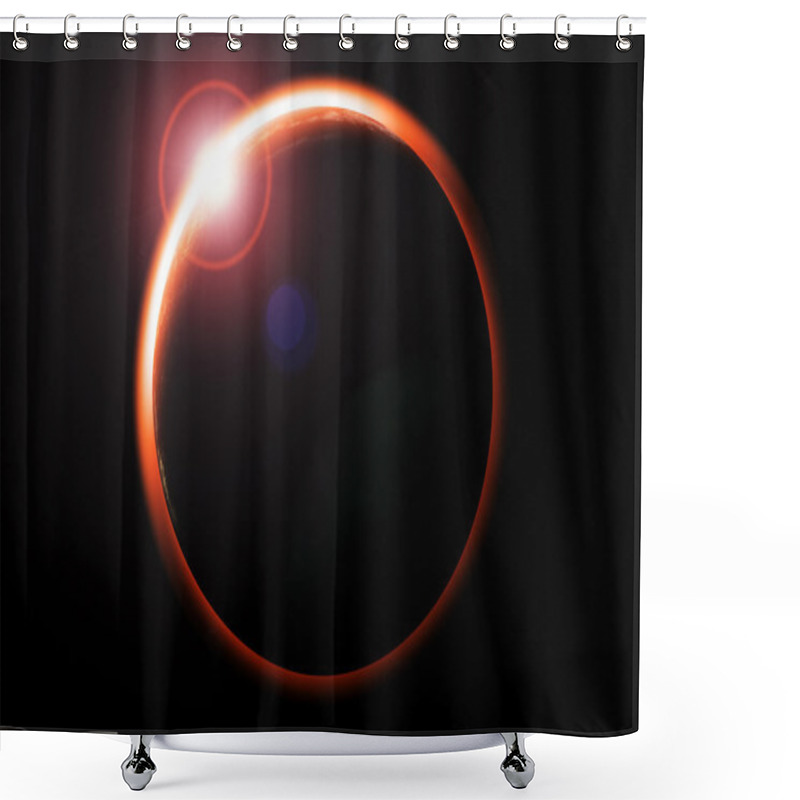 Personality  Eclipse Shower Curtains