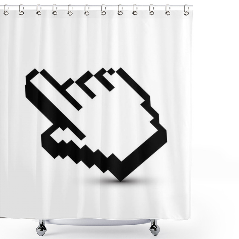 Personality  Mouse Pointer Design Shower Curtains