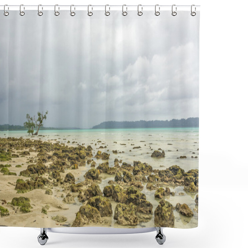 Personality  Vijay Nagar Beach Andaman Shower Curtains