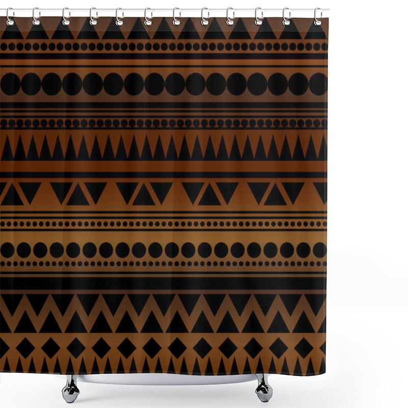 Personality  Seamless Vector Geometric Texture. Shower Curtains