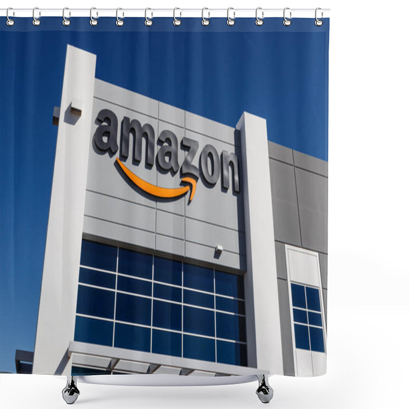 Personality  Las Vegas - Circa June 2019: Amazon.com Fulfillment Center. Amazon Is The Largest Internet-Based Retailer In The United States Shower Curtains