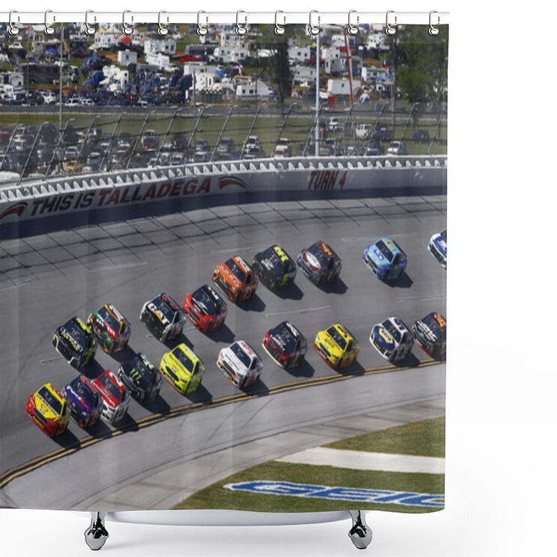 Personality  NASCAR: April 29 GEICO 500 Shower Curtains