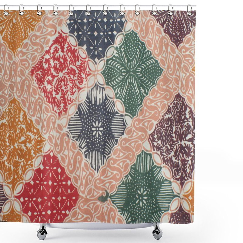 Personality  Batik Pekalongan Stamped - Classic Colet Shower Curtains