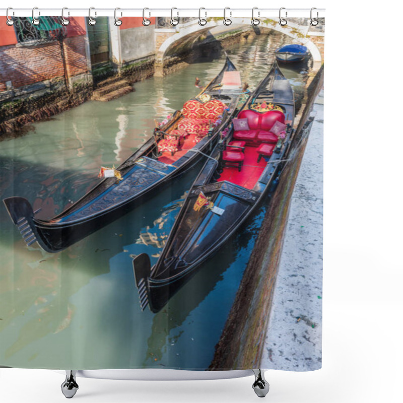 Personality  16 February 2019 - Venice, Italy: Venice During Carnival Shower Curtains