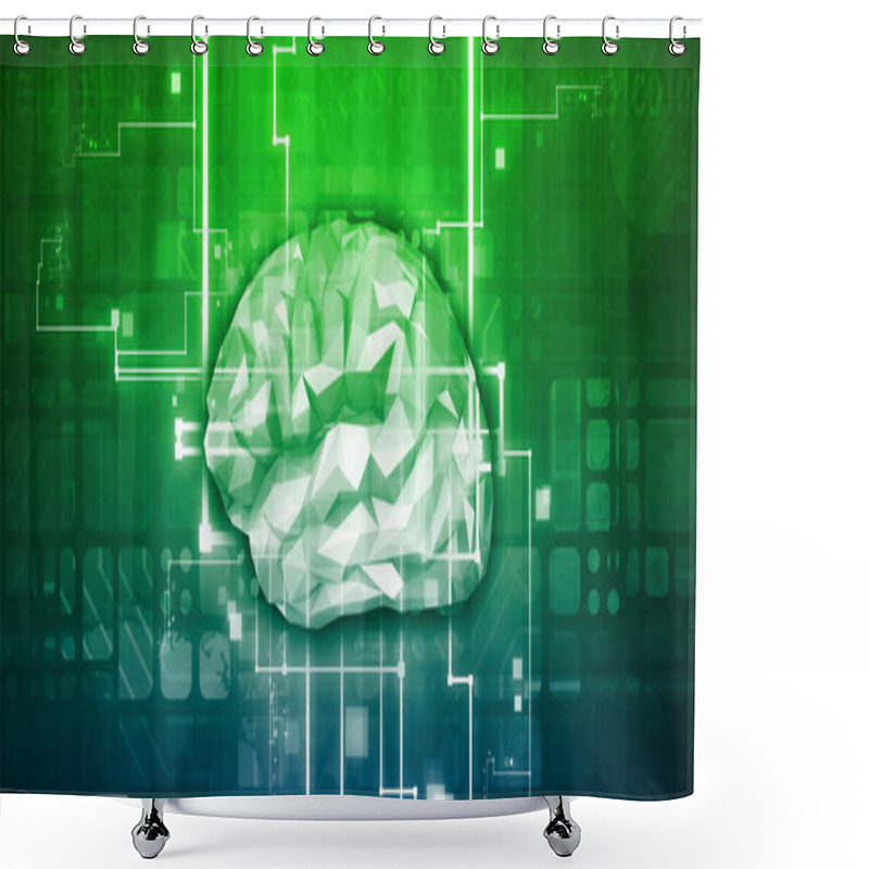 Personality  Neural Network Shower Curtains