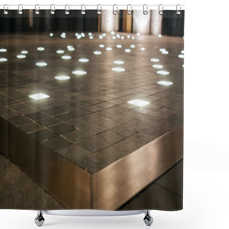 Personality  Outdoor Landscape Hard Paving Light In Plaza. Modern Pavement Light. Shower Curtains