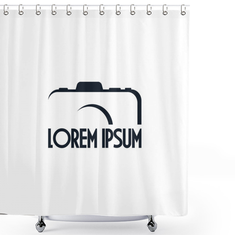 Personality  Photography - Logo Template Shower Curtains