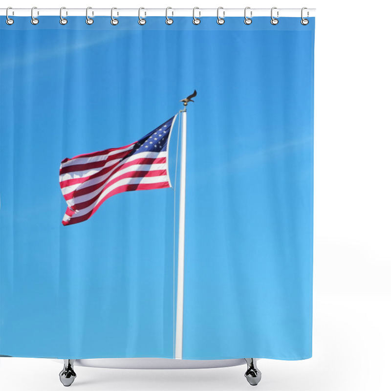 Personality  US Flag Shower Curtains