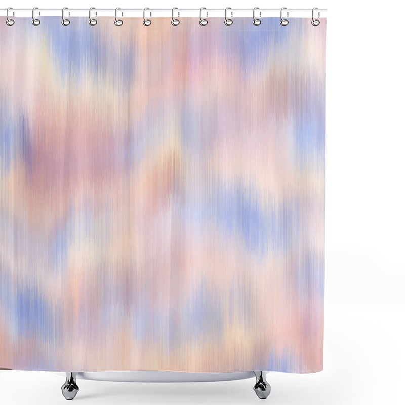 Personality  Soft Blurry Ikat Gradient Ombre Seamless Pastel Shower Curtains