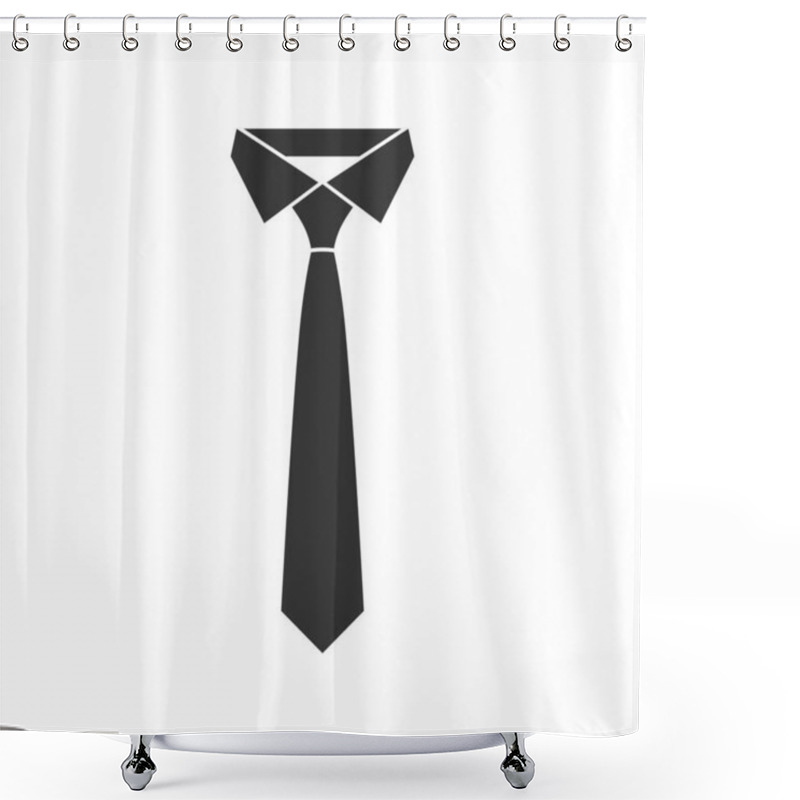 Personality  Necktie Sign Shower Curtains