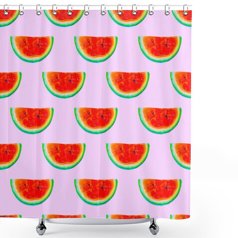 Personality  Seamless Pattern. Watermelon. Use For T-shirt, Greeting Cards, W Shower Curtains