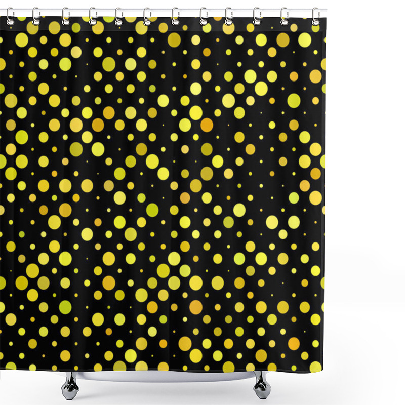 Personality  Geometric Dot Pattern Background - Seamless Design Shower Curtains