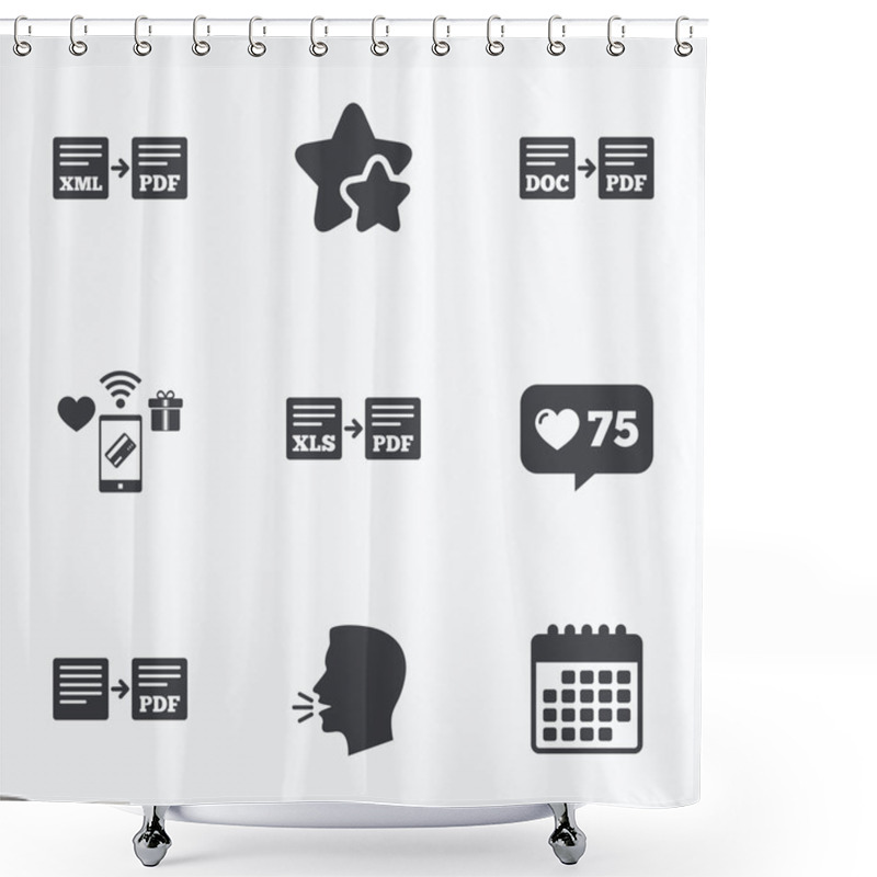 Personality  Export File Signs.   Shower Curtains