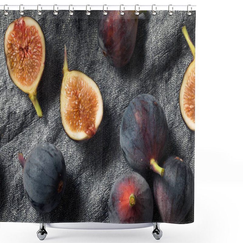 Personality  Raw Black Organic Figs Shower Curtains