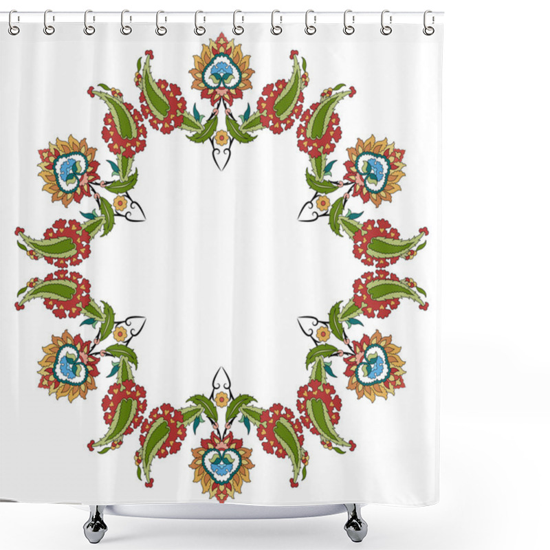 Personality  Twenty Three Series Designed From The Ottoman Pattern Shower Curtains