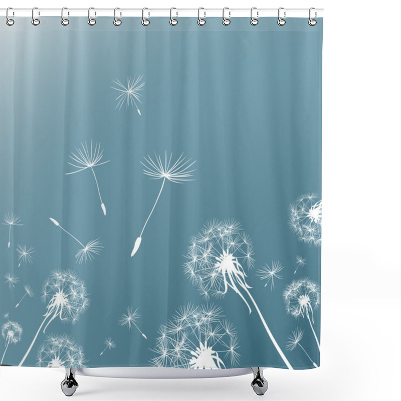 Personality  Dandelions Shower Curtains