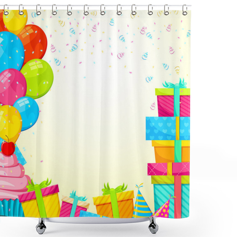 Personality  Happy Birthday Shower Curtains