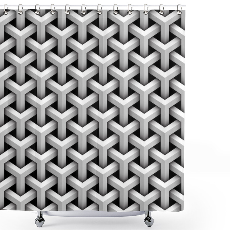 Personality  Seamless Texture Pattern Shower Curtains