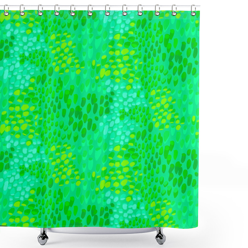 Personality  Animal Pattern Inspired By Tropical Fish Skin Shower Curtains