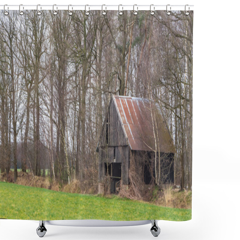 Personality  Old Abandoned Shed Shower Curtains