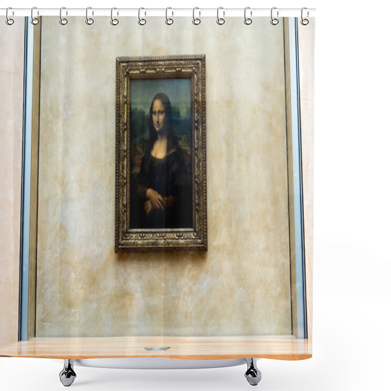 Personality  Mona Lisa- Paris Shower Curtains