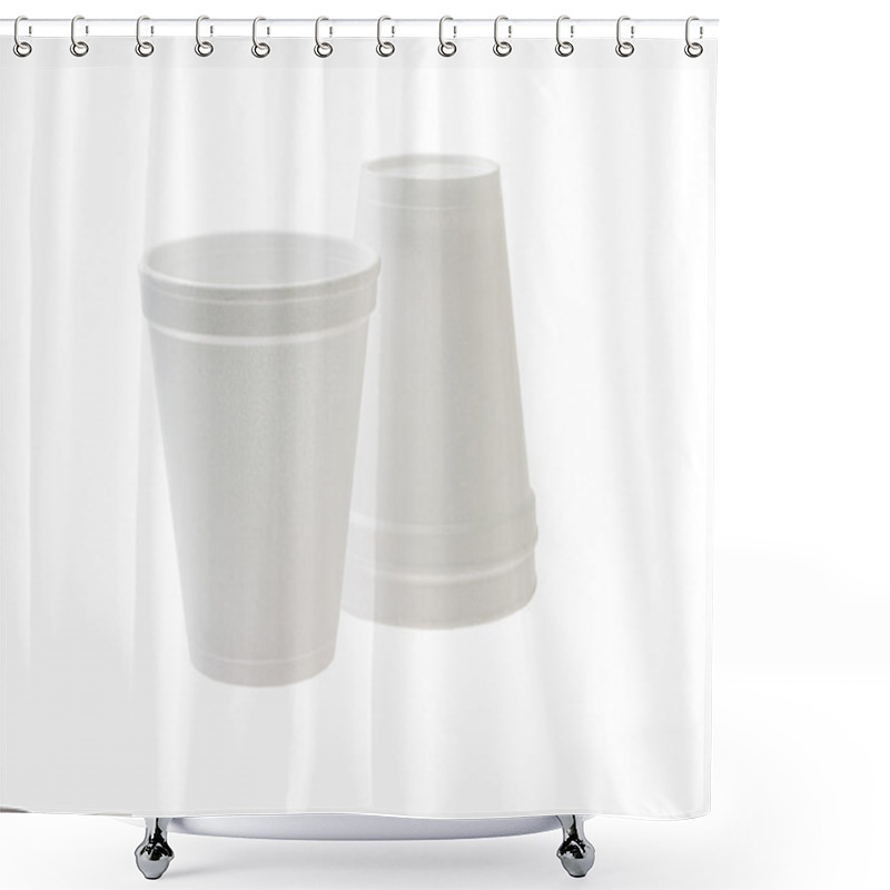 Personality  Disposable Styrofoam Cups Shower Curtains